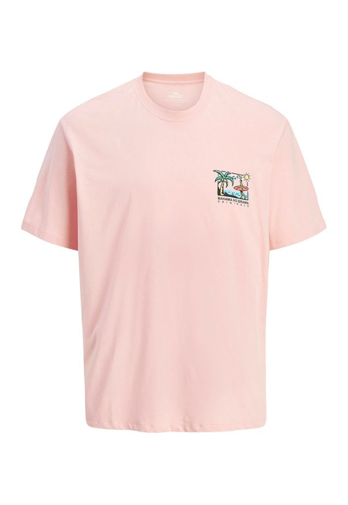 Tricou cu decolteu la baza gatului si imprimeu-BAIETI/IMBRACAMINTE/Tricouri si maiouri-IMBRACAMINTE/Tricouri si maiouri
