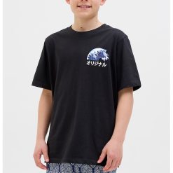 Tricou cu decolteu la baza gatului si imprimeu-BAIETI/IMBRACAMINTE/Tricouri si maiouri-IMBRACAMINTE/Tricouri si maiouri