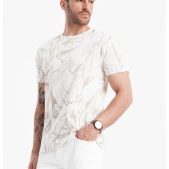 Tricou cu decolteu la baza gatului si imprimeu-BARBATI/IMBRACAMINTE/Tricouri si maiouri-IMBRACAMINTE/Tricouri si maiouri