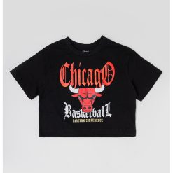 Tricou cu decolteu la baza gatului si imprimeu-FETE/IMBRACAMINTE/Tricouri si maiouri-IMBRACAMINTE/Tricouri si maiouri