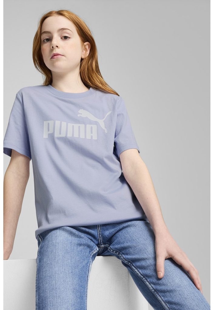 Tricou cu decolteu la baza gatului si imprimeu logo-FETE/IMBRACAMINTE/Tricouri si maiouri-IMBRACAMINTE/Tricouri si maiouri