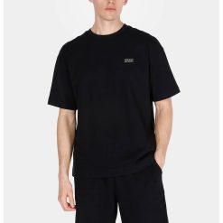 Tricou cu decolteu la baza gatului si imprimeu text-BARBATI/IMBRACAMINTE/Tricouri si maiouri-IMBRACAMINTE/Tricouri si maiouri