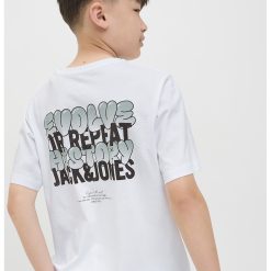 Tricou cu decolteu la baza gatului si imprimeu text-BAIETI/IMBRACAMINTE/Tricouri si maiouri-IMBRACAMINTE/Tricouri si maiouri