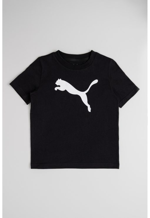 Tricou cu decolteu la baza gatului si logo-BAIETI/IMBRACAMINTE/Tricouri si maiouri-IMBRACAMINTE/Tricouri si maiouri
