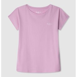 Tricou cu decolteu la baza gatului si logo discret Bloomy N-FETE/IMBRACAMINTE/Tricouri si maiouri-IMBRACAMINTE/Tricouri si maiouri