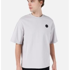 Tricou cu decolteu la baza gatului si model uni-BARBATI/IMBRACAMINTE/Tricouri si maiouri-IMBRACAMINTE/Tricouri si maiouri
