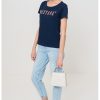Tricou cu decolteu rotund-FEMEI/IMBRACAMINTE/Tricouri si maiouri-IMBRACAMINTE/Tricouri si maiouri