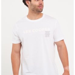 Tricou cu decolteu rotund si logo-BARBATI/IMBRACAMINTE/Tricouri si maiouri-IMBRACAMINTE/Tricouri si maiouri