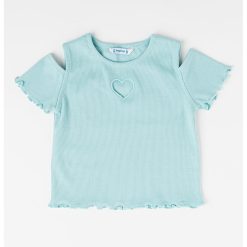 Tricou cu decupaj pe umar-FETE/IMBRACAMINTE/Tricouri si maiouri-IMBRACAMINTE/Tricouri si maiouri