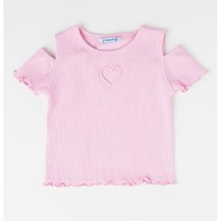 Tricou cu decupaj pe umar-FETE/IMBRACAMINTE/Tricouri si maiouri-IMBRACAMINTE/Tricouri si maiouri