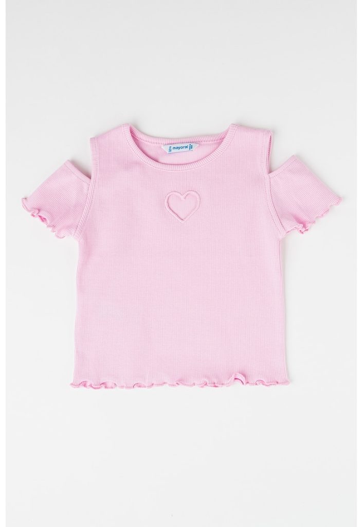 Tricou cu decupaj pe umar-FETE/IMBRACAMINTE/Tricouri si maiouri-IMBRACAMINTE/Tricouri si maiouri