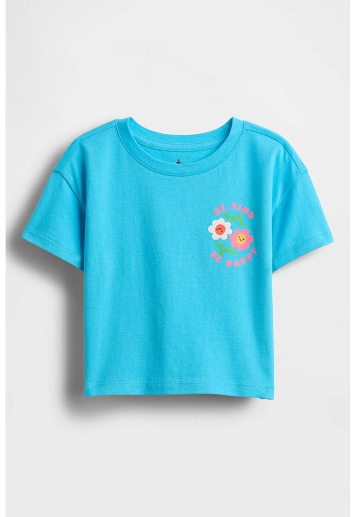 Tricou cu detaliu grafic-FETE/IMBRACAMINTE/Tricouri si maiouri-IMBRACAMINTE/Tricouri si maiouri