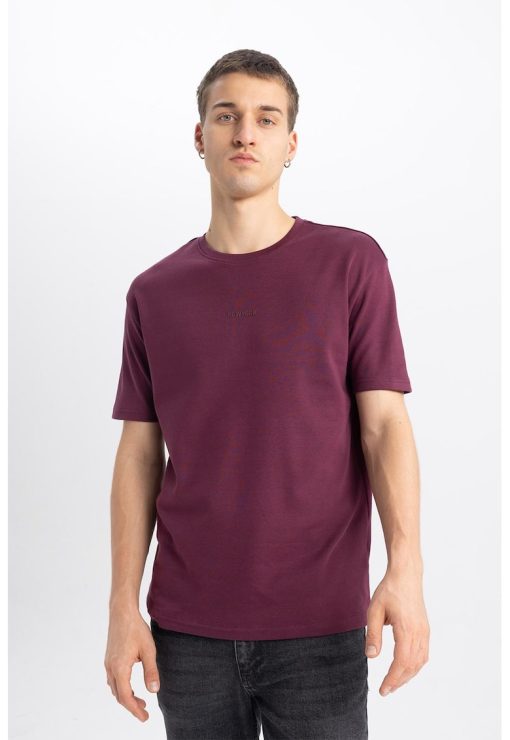 Tricou cu detaliu text-BARBATI/IMBRACAMINTE/Tricouri si maiouri-IMBRACAMINTE/Tricouri si maiouri