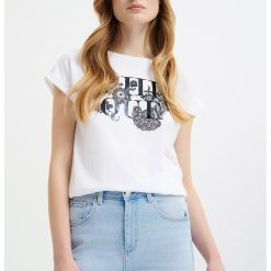 Tricou cu imprimeu-FEMEI/IMBRACAMINTE/Tricouri si maiouri-IMBRACAMINTE/Tricouri si maiouri