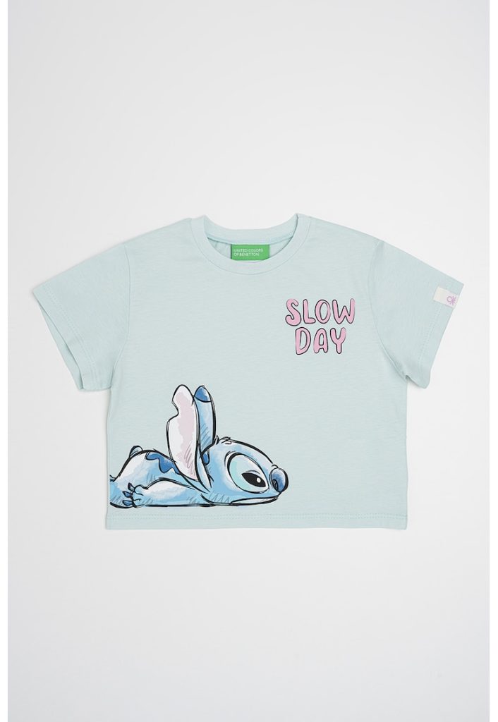 Tricou cu imprimeu cu desene-FETE/IMBRACAMINTE/Tricouri si maiouri-IMBRACAMINTE/Tricouri si maiouri