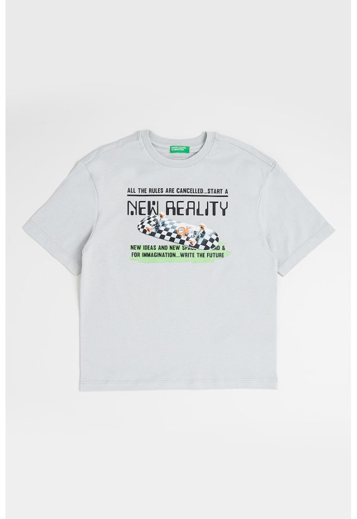 Tricou cu imprimeu grafic-BAIETI/IMBRACAMINTE/Tricouri si maiouri-IMBRACAMINTE/Tricouri si maiouri
