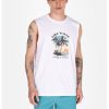 Tricou cu imprimeu grafic - fara maneci-BARBATI/IMBRACAMINTE/Tricouri si maiouri-IMBRACAMINTE/Tricouri si maiouri
