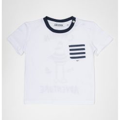 Tricou cu imprimeu grafic pe partea din spate-BAIETI/IMBRACAMINTE/Tricouri si maiouri-IMBRACAMINTE/Tricouri si maiouri