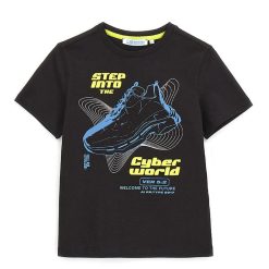 Tricou cu imprimeu grafic si text-BAIETI/IMBRACAMINTE/Tricouri si maiouri-IMBRACAMINTE/Tricouri si maiouri