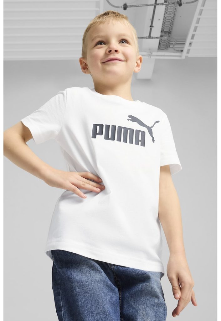 Tricou cu imprimeu logo si decolteu la baza gatului-BAIETI/IMBRACAMINTE/Tricouri si maiouri-IMBRACAMINTE/Tricouri si maiouri