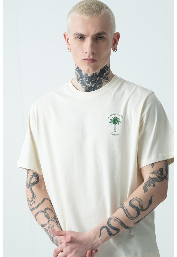 Tricou cu imprimeu pe partea din spate Valley-BARBATI/IMBRACAMINTE/Tricouri si maiouri-IMBRACAMINTE/Tricouri si maiouri