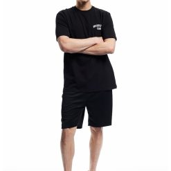 Tricou cu imprimeu pe spate si decolteu la baza gatului-BARBATI/IMBRACAMINTE/Tricouri si maiouri-IMBRACAMINTE/Tricouri si maiouri