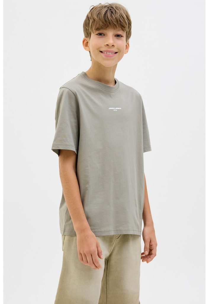 Tricou cu imprimeu si decolteu la baza gatului-BAIETI/IMBRACAMINTE/Tricouri si maiouri-IMBRACAMINTE/Tricouri si maiouri
