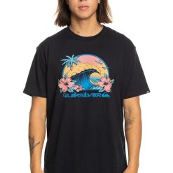 Tricou cu imprimeu tropical-BARBATI/IMBRACAMINTE/Tricouri si maiouri-IMBRACAMINTE/Tricouri si maiouri