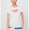 Tricou cu logo contrastant-FEMEI/IMBRACAMINTE/Tricouri si maiouri-IMBRACAMINTE/Tricouri si maiouri