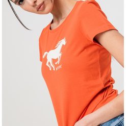 Tricou cu logo contrastant-FEMEI/IMBRACAMINTE/Tricouri si maiouri-IMBRACAMINTE/Tricouri si maiouri