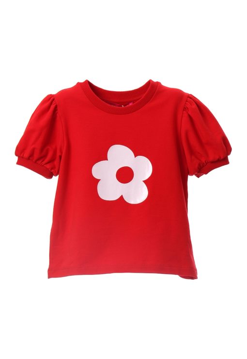 Tricou cu maneci bufante-FETE/IMBRACAMINTE/Tricouri si maiouri-IMBRACAMINTE/Tricouri si maiouri