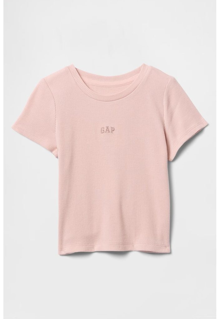 Tricou cu striatii si logo-FETE/IMBRACAMINTE/Tricouri si maiouri-IMBRACAMINTE/Tricouri si maiouri