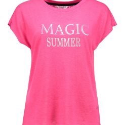 Tricou cu text-FEMEI/IMBRACAMINTE/Tricouri si maiouri-IMBRACAMINTE/Tricouri si maiouri