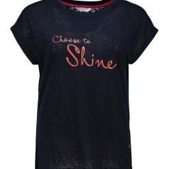 Tricou cu text-FEMEI/IMBRACAMINTE/Tricouri si maiouri-IMBRACAMINTE/Tricouri si maiouri