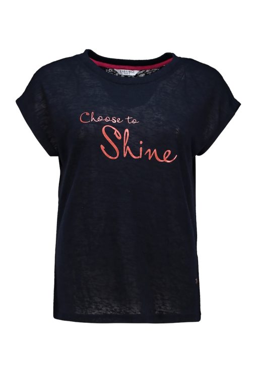 Tricou cu text-FEMEI/IMBRACAMINTE/Tricouri si maiouri-IMBRACAMINTE/Tricouri si maiouri
