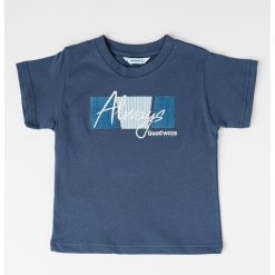 Tricou de bumbac cu decolteu la baza gatului-BAIETI/IMBRACAMINTE/Tricouri si maiouri-IMBRACAMINTE/Tricouri si maiouri