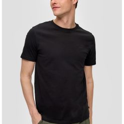 Tricou de bumbac cu decolteu la baza gatului-BARBATI/IMBRACAMINTE/Tricouri si maiouri-IMBRACAMINTE/Tricouri si maiouri