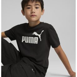 Tricou de bumbac cu decolteu la baza gatului si logo-BAIETI/IMBRACAMINTE/Tricouri si maiouri-IMBRACAMINTE/Tricouri si maiouri