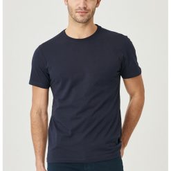 Tricou de bumbac cu decolteu la baza gatului si model unisex-BARBATI/IMBRACAMINTE/Tricouri si maiouri-IMBRACAMINTE/Tricouri si maiouri