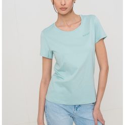 Tricou de bumbac cu decolteu rotund-FEMEI/IMBRACAMINTE/Tricouri si maiouri-IMBRACAMINTE/Tricouri si maiouri