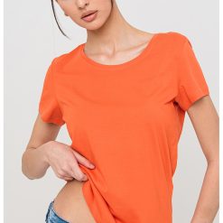 Tricou de bumbac cu decolteu rotund-FEMEI/IMBRACAMINTE/Tricouri si maiouri-IMBRACAMINTE/Tricouri si maiouri