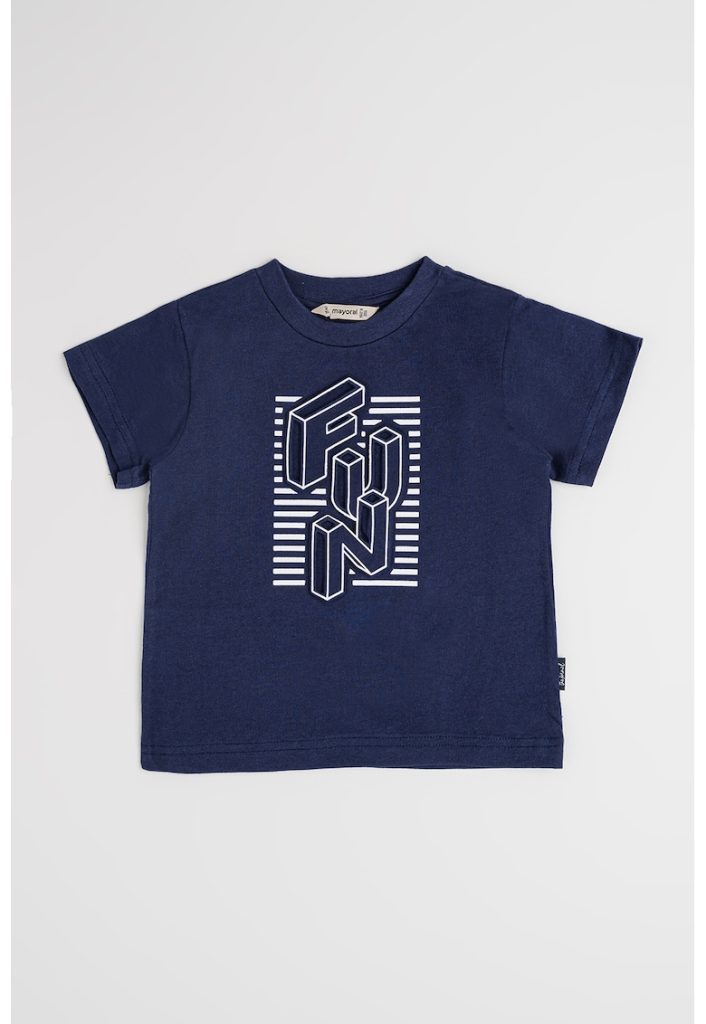 Tricou de bumbac cu imprimeu-BAIETI/IMBRACAMINTE/Tricouri si maiouri-IMBRACAMINTE/Tricouri si maiouri