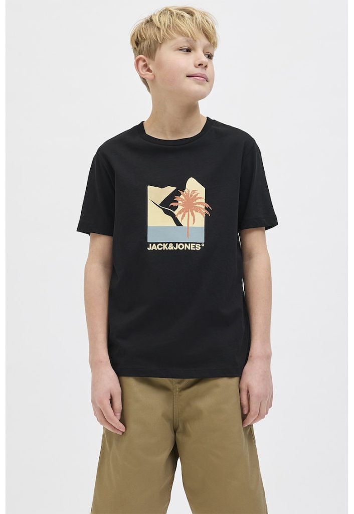 Tricou de bumbac cu imprimeu-BAIETI/IMBRACAMINTE/Tricouri si maiouri-IMBRACAMINTE/Tricouri si maiouri