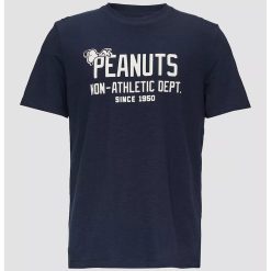 Tricou de bumbac cu imprimeu Peanuts-BARBATI/IMBRACAMINTE/Tricouri si maiouri-IMBRACAMINTE/Tricouri si maiouri