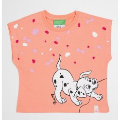 Tricou de bumbac cu imprimeu cu desene-FETE/IMBRACAMINTE/Tricouri si maiouri-IMBRACAMINTE/Tricouri si maiouri