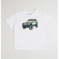 Tricou de bumbac cu imprimeu cu masina-BAIETI/IMBRACAMINTE/Tricouri si maiouri-IMBRACAMINTE/Tricouri si maiouri