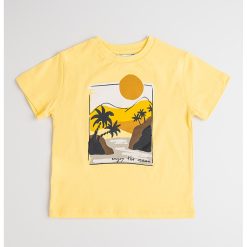 Tricou de bumbac cu imprimeu grafic-BAIETI/IMBRACAMINTE/Tricouri si maiouri-IMBRACAMINTE/Tricouri si maiouri