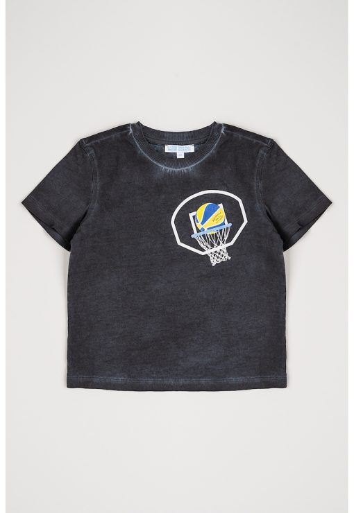 Tricou de bumbac cu imprimeu grafic-BAIETI/IMBRACAMINTE/Tricouri si maiouri-IMBRACAMINTE/Tricouri si maiouri