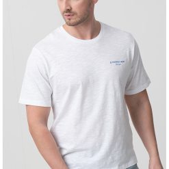 Tricou de bumbac cu imprimeu grafic pe spate-BARBATI/IMBRACAMINTE/Tricouri si maiouri-IMBRACAMINTE/Tricouri si maiouri