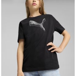 Tricou de bumbac cu imprimeu logo-FETE/IMBRACAMINTE/Tricouri si maiouri-IMBRACAMINTE/Tricouri si maiouri